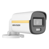 Camera analogica ColorVu, Dual Light - Camera analog 2MP, lentila 2.8mm, IR 20m, WL 20m, TVI/AHD/CVI/CVBS, Mic. - HIKVISION DS-2CE10DF3T-LFS-2.8mm  