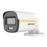 Camera analogica ColorVu, Dual Light - Camera analog 2MP, lentila 2.8mm, IR 20m, WL 20m, TVI/AHD/CVI/CVBS, Mic. - HIKVISION DS-2CE10DF3T-LFS-2.8mm 