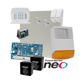 Kit alarma la efractie DSC NEO cu sirena exterioara KIT2016EXT-BS1 