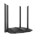 Router WiFi 5 (802.11ac) DualBand 2.4/5GHz, 300+867Mbps, 4x6dBi, 4 porturi Gigabit - TENDA TND-AC8  