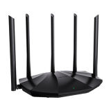 Router Wi-Fi 6, DualBand 2.4Ghz/5GHz, 300+1201Mbps, 5x6dBi, 4 porturi Gigabit - TENDA TND-RX2-PRO  