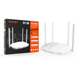 Router Wi-Fi 6 AX3000, DaulBand2.4/5GHz, 574+2402 Mbps, 4x6dBi, 4 x Gigabit - TENDA TND-TX9 