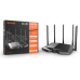 Router Wi-Fi 6e, AX5700 TriBand 2.4/5GHz/6GHz, 861+2402+2402 Mbps, 5x6dBi, 4 x Gigabit - TENDA TND-RX27-PRO  