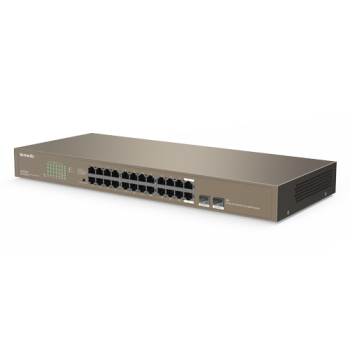 Switch 24 porturi Gigabit, 2 porturi SFP Gigabit - TENDA TND-TEG1024F  