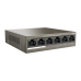Switch 4 porturi PoE, 2 porturi uplink RJ45 10/100Mbps - TENDA TND-TEF1106P-4-63W  