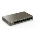 Switch 8 porturi PoE, 1 port uplink RJ45, 10/100Mbps - TENDA TND-TEF1109P-8-63W  