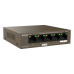 Switch 4 porturi PoE OUT, 1 port PoE IN, Gigabit - TENDA TND-TEG1105PD  