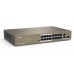 Switch 24 porturi PoE 10/100 Mbps, 2 porturi RJ45 Gigabit, 1 port SFP Gigabit - TENDA TND-TEF1126P-24-250W-V30  