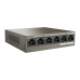 Switch 4 porturi Gigabit PoE+, 2 porturi RJ45 Gigabit, 58W, Management - IP-COM G2206P-4-63W  