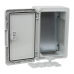Plastim Cutie distributie IP65 din ABS gri, usa mata, placa metalica, 200x300x130 mm PP3001  
