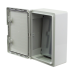 Plastim Cutie distributie IP65 din ABS gri, usa mata, placa metalica, 300x400x170 mm PP3004  