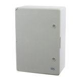 Plastim Cutie distributie IP65 din ABS gri, usa mata, placa metalica, 350x500x190 mm PP3006  