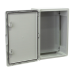 Plastim Cutie distributie IP65 din ABS gri, usa mata, placa metalica, 350x500x190 mm PP3006  