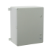 Plastim Cutie distributie IP65 din ABS gri, usa mata, placa metalica, 400x500x240 mm PP3007  