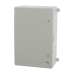 Plastim Cutie distributie IP65 din ABS gri, usa mata, placa metalica, 400x600x200 mm PP3008  