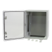 Plastim Cutie distributie IP65 din ABS gri, usa transparenta, placa metalica, 400x500x240 mm PP3017  