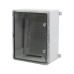 Plastim Cutie distributie IP65 din ABS gri, usa transparenta, placa metalica, 400x500x240 mm PP3017  