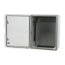 Plastim Cutie distributie IP65 din ABS gri, usa transparenta, placa metalica, 400x500x240 mm PP3017  