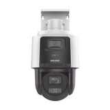 Camera IP PTZ TandemVu, 4MP+MP, 4X, IR 40m DarkFighter, WL 30m - HIKVISION DS-2SE3C404MWG-E14-2.8mm  
