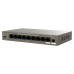 Switch 8 porturi Gigabit PoE, 1 x RJ45 Gigabit Uplink, 1 x SFP Gigabit Uplink - IP-COM G1110PF-8-102W  