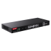 Switch 16 porturi Gigabit PoE, 2 x RJ45 Gigabit Uplink, 2 x SFP Gigabit, 1U - IP-COM G1120P-16-250W  