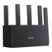 Router Wireless  WiFi 6, 4 x Gigabit, Dual-Band, AX3000, Management - TENDA TND-RX12L-PRO  