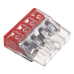 Conector compact de imbinare, 4 fire, max. 2.5 mmÂ² (100 buc.) - WAGO 2273-204