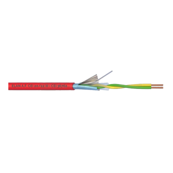 Anti-Incendiu Elan Cablu incendiu 1x2x0.8mm, ecranat, 100m ELN-1x2x08 