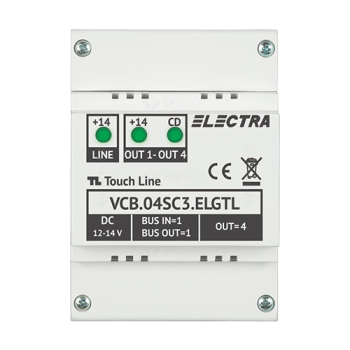 Doza derivatie video 4 iesiri - ELECTRA VCB.04SC3.ELGTL  