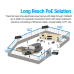 Switch Repetor PoE - pana la 400m (nu necesita alimentare) - UTEPO VER01-POE  