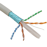 Cablu FTP, cat 6, CUPRU 100%, manta LSZH 305m - ELAN ELN-FTP-6-CU  