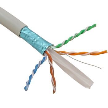 Cablu FTP, cat 6, CUPRU 100%, manta LSZH 305m - ELAN ELN-FTP-6-CU  