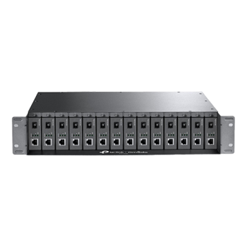 Rack TP-LINK 14-SLOT MEDIA CONVERTER CHASSIS/REDUNDANT POWER SUPPLY FC1420