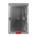 Cutie distributie IP67 din ABS gri, usa transparenta, placa metalica, 200x300x130 mm PS203013