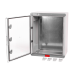 Cutie distributie IP67 din ABS gri, usa transparenta, placa metalica, 400x500x240 mm PS405024