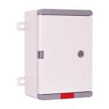 Cutie distributie IP67 din ABS gri, usa mata, placa metalica, 200x300x130 mm PD203013