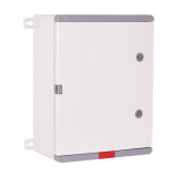 Cutie distributie IP67 din ABS gri, usa mata, placa metalica, 300x400x170 mm PD304017