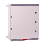 Cutie distributie IP67 din ABS gri, usa mata, placa metalica, 400x500x180 mm PD405018