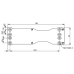 ASSA ABLOY PLACA MONTAJ - DC200/DC300/DC500/DC700 DCA120-40