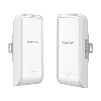 Set Bridge wireless 2.4GHz, 300Mbps, 1 km, 7dBi, PoE IN, Management - HIKVISION DS-3WF1000-EI-2N
