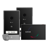 Kit video-interfon, monitor tactil 7, 2 posturi exterioare, camera 2K, audio, IR 6m, Wi-Fi - EZVIZ CS-HP7(3MP,2-Entry Kit) Kit video-interfon, monitor tactil 7, 2 posturi exterioare, camera 2K, audio, IR 6m, Wi-Fi - EZVIZ CS-HP7(3MP,2-Entry Kit)