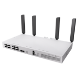 Switch L3, Wi-Fi 6 Dual-Band, 8 x RJ45 1G PoE, 8 x RJ45 1G, 2 x SFP+ 10G, 2 x AC, 1U - MikroTik CRS418-8P-8G-2S+5axQ2axQ-RM Switch L3, Wi-Fi 6 Dual-Band, 8 x RJ45 1G PoE, 8 x RJ45 1G, 2 x SFP+ 10G, 2 x AC, 1U - MikroTik CRS418-8P-8G-2S+5axQ2axQ-RM