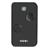 Telecomanda 2 canale, XTO2, SLH-SL-DS-RC, 433 si 868MHz, negru - FAAC XT0SLH-787032