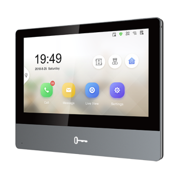 Monitor videointerfon TCP/IP Wireless, Touch Screen IPS-TFT LCD 7inch - HIKVISION DS-KH8350-WTE1  