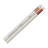 Adaptor TSY Cable Cablu coaxial RG59 + alimentare 2x0.75, 100m, alb TSY-RG59+2X0.75-L-W  