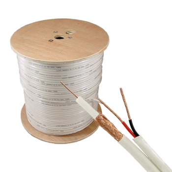 Adaptor TSY Cable Cablu coaxial RG59 + alimentare 2x0.75, 305m, alb TSY-RG59+2X0.75-W  