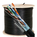 TSY Cable Cablu FTP autoportant, cat 5E, CUPRU 100%, 305m, negru TSY-FTP5E-MESS  