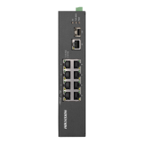 Switch 8 porturi PoE, 2 porturi uplink SFP/RJ45 - HIKVISION DS-3T0310HP-E-HS 