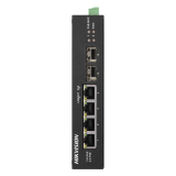 Switch 4 porturi Gigabit PoE, 2 porturi uplink SFP - HIKVISION DS-3T0506HP-E-HS 