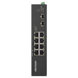 Switch 8 porturi Gigabit PoE, 2 porturi uplink SFP - HIKVISION DS-3T0510HP-E-HS  